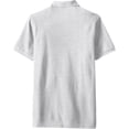 thumbnail image 2 of Lee Uniforms Men's Modern Fit Short Sleeve Polo Shirt, Heather Grey, Small, 2 of 2