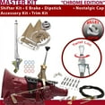 thumbnail image 1 of American Shifter  4L60E Shifter Kit Chrome 6 in. E Brake Cable Clamp Clevis Trim Kit Dipstick for EBD4D, 1 of 1