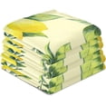thumbnail image 4 of SKYSONIC Yellow Fresh Lemon Kitchen Towels Set of 4,Super Soft and Strong Absorption Dish Towels,Multifunctional Table Towels,Tea Towels, Decorative Towels 28x18in, 4 of 7