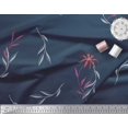 thumbnail image 2 of Soimoi Poly Georgette Fabric Leaves & Wild Flower Print Fabric by the Yard 42 Inch Wide, 2 of 3