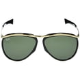 thumbnail image 2 of Ray-Ban Olympian Aviator RB2219-901-3159-13 Black Round Sunglasses, 2 of 3