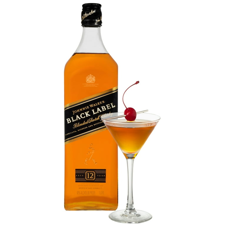 Johnnie Walker Black Label Blended Scotch Whisky, 1 L, 40 Johnnie Walker Black Label Blended Scotch Whisky, 1 L, 40