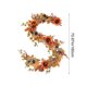 thumbnail image 3 of Guirnalda de otoño, corona, enredaderas colgantes, guirnalda navideña para colgar en la puerta, corona para chimenea, decoraciones de mimbre para Acción de Gracias, decoraciones de bayas, flores de ho, 3 of 7