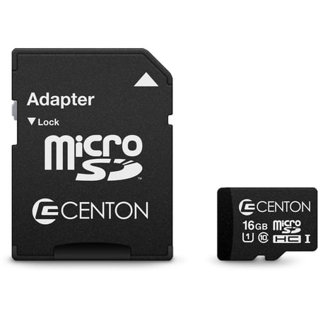 UPC: 0731969518014 | Centon 16GB Class 10 UHS-I microSD Card