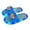 Q1Blue, variant on Kids LED Light-Up Slide Sandals Fun Open-Toe Shoes Color:Pink,Size:4-4.5 Years