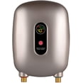 thumbnail image 3 of Mini Electric Tankless Instant Hot Water Heater with LCD Display 110V(Gold), 3 of 6