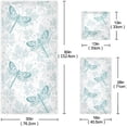 thumbnail image 3 of GZHJMY Boho Dragonfly and Parsley Pattern Soft Luxury Set of 3 Towels, 1 Bath Towel+1 Hand Towel+1 Washcloth, Multipurpose for Bathroom, Hotel, Gym, Spa and Beach, 3 of 5