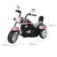 thumbnail image 5 of Freddo Toys 6V Battery Powered Electric Chopper-Style Ride-On Trike, Pink, 5 of 5