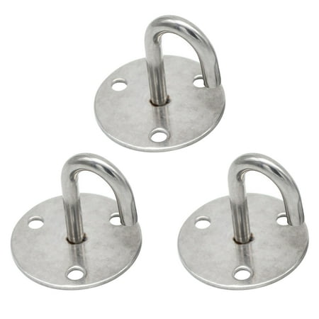

HOMEMAXS 3pcs Stainless Steel J Type Fixed Hook Storage Hook Wall-mounted Hooks for Home