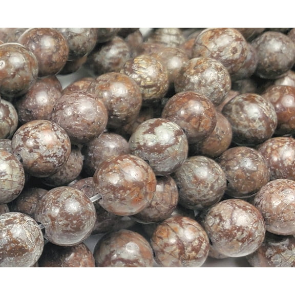 8mm Chocolate Jasper Round Beads Genuine Gemstone Natural Jewelry Making