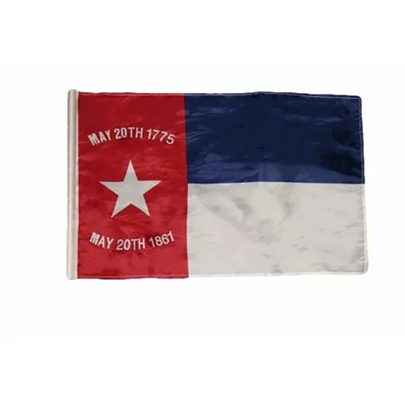 12X18 North Carolina Republic 1775-1861 Sleeved Polyester Garden 100D Flag
