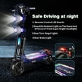 thumbnail image 6 of Toursor X13 60V 50Ah Adult Electric Scooter with 8000W Dual Motor for Off-Road Adventure, 6 of 7