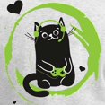 thumbnail image 3 of CafePress - Gamer Cat Women's Long Sleeve T Shirt - Women's Long Sleeve Graphic Casual T-Shirt, 3 of 4