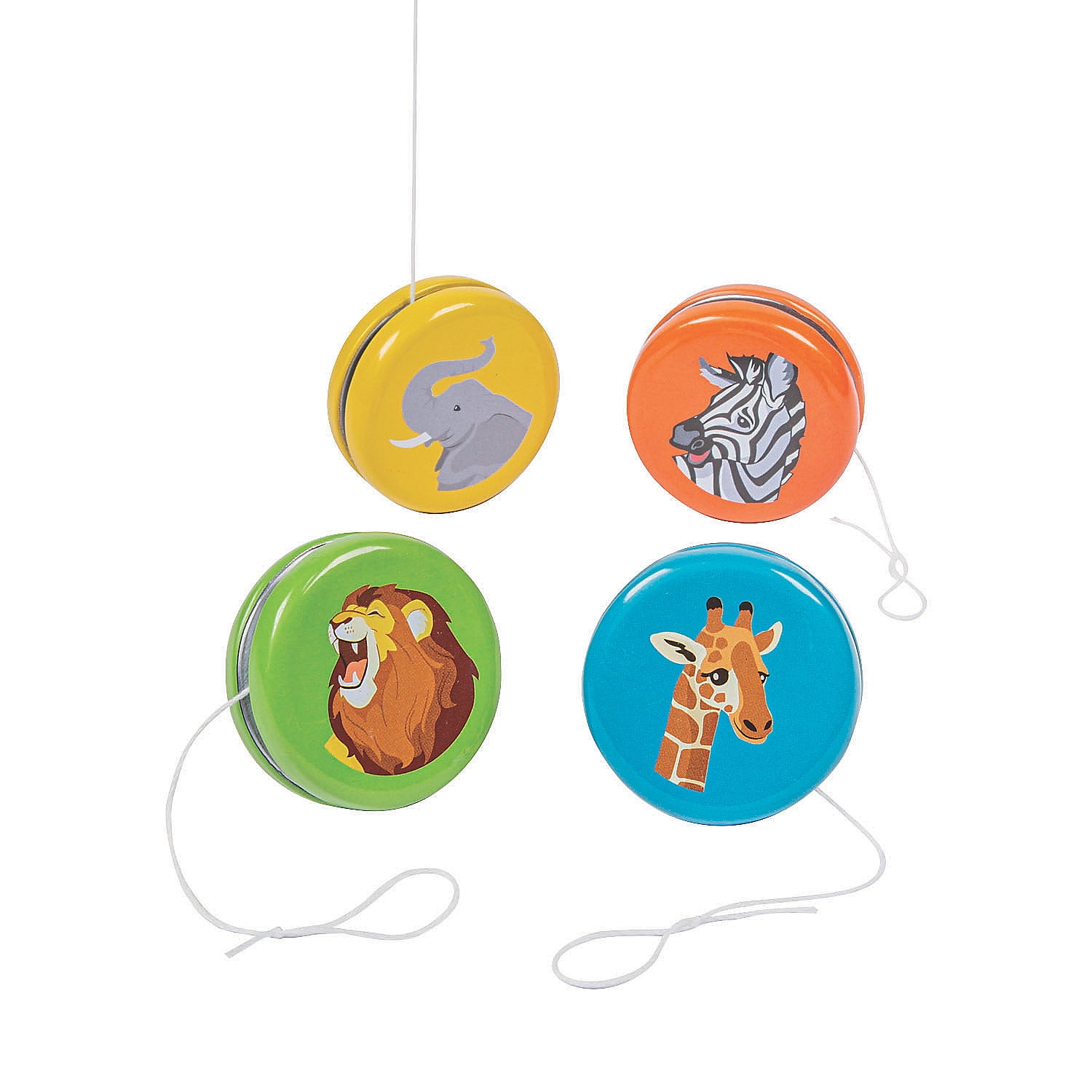 Jungle Animal Yoyos Party Favors 12 Pieces