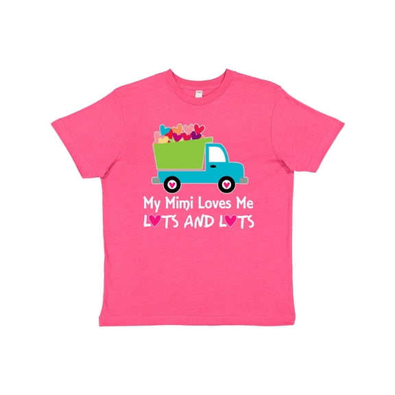 Inktastic Mimi Loves Me Grandson Gift Youth T-Shirt