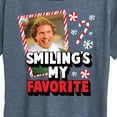 thumbnail image 3 of ELF - Christmas Smilings My Favorite - Women's Short Sleeve Graphic T-Shirt, 3 of 5