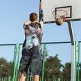 thumbnail image 5 of Honeii Flower Crown White Horse print basktball shirt for men and women, Unisex basketball jersey for Theme party-XX-Large, 5 of 6