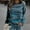 Light blue, variant on LoyisViDion Women'S Casual Print Sweatshirts thermal Crewneck Long Sleeve T-Shirts Loose Com Yellow 8(L)
