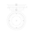 thumbnail image 2 of Kuzco Lighting Cnp05ac Canopy 14" Wide - Black, 2 of 2