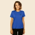 thumbnail image 3 of Dalix Butterfly Embroidered Cotton Relaxed Fit Short Sleeve Crewneck Tee Shirt Women in Royal Blue XS X-Small, 3 of 5