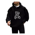 thumbnail image 1 of Sudadera Con Capucha Y Cordón Para Hombre Con Oso, 1 of 8
