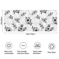 thumbnail image 3 of Pioneer Flower Floral Print Pattern Bathroom Rugs Mat, Non Slip Microfiber Bathroom Rug with Rubber Backing, Soft Mats for Bathroom Floor Tub Shower, 24"x60", 3 of 5