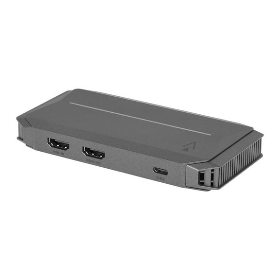 Dark Matter by Monoprice 4K @ 30Hz Sentry Streaming Video Capture Card, 3840 x 2160p (UHD) Maximum Resolution, HDMI 2.0, 3.5mm Audio Port 48 KHz 16‑bit