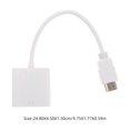 thumbnail image 2 of OULII White Hdtv to Vga Video Adapter Cable for Multiple Display Scenarios, 2 of 8