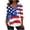 Tops-585Blue, variant on Gamivast Plus Size 4Th of July Patriotic Tunic Tops for Women USA American Flag 3/4 Sleeve V Neck Stars And Stripes Casual Loose Fit Stretchy Soft Summer Tops