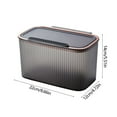 thumbnail image 6 of 1 Gallons Kitchen Garbage Bin, Small Wall Mounted Trash Can with Lid for Household Bathroom Toilet Living Room Cabinet Hanging Kitchen Waste Storage Bin, 6 of 6