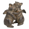 thumbnail image 6 of Rustic Country Hog Heavens Whimsical Angel Winged Pig Couple Dancing Figurine, 6 of 9