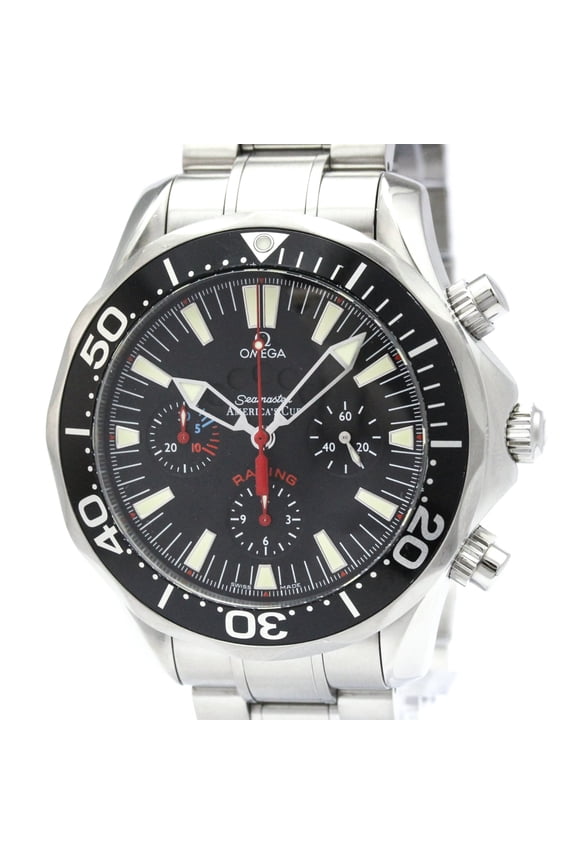 Pre-Owned OMEGA Seamaster Americas Cup Racing Chronograph Watch 2569.50 Polished