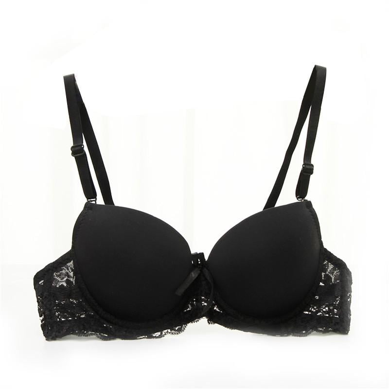 Soffy Comfortable Black Flower Printed Foam Paded Pushup Inner Bra for  Beautiful Lady and Girls