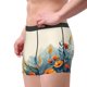 thumbnail image 2 of Balery Floral Mountain Landscape Calzoncillos bóxer para hombre, ropa interior de algodón suave y transpirable con cinturilla de nailon-Medium, 2 of 5