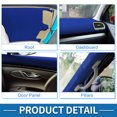 thumbnail image 3 of Unique Bargains Headliner Fabric Interior Trim DIY Roof Repair Replacement Suede Fabric Blue 5.9" L × 5.9" W, 3 of 7
