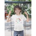thumbnail image 2 of Funny Kids Heron Drawing T-Shirt Toddler -Image by Shutterstock,  3 Toddler, 2 of 4