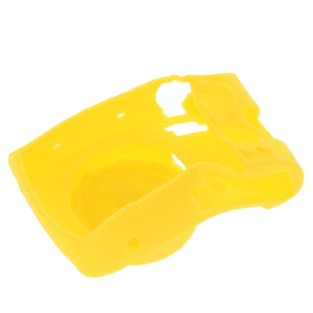 Funda de piel de silicona de cubierta de la cámara para ZR5500 / 5000/3700 Amarillo
