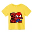 thumbnail image 3 of Nuevas camisetas de Spiderman para niños y niñas, camisetas con estampado de dibujos animados para niños de 3, 4 y 5 dígitos, camisetas de manga corta de verano para bebés, 3 of 5