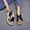 Black, variant on Fankiway Sandals for Women Clearance Low-top Exports Increased Rubber Viscose Shoes Side Air Rear Air Women'S Shoes Slide Sandals for Women