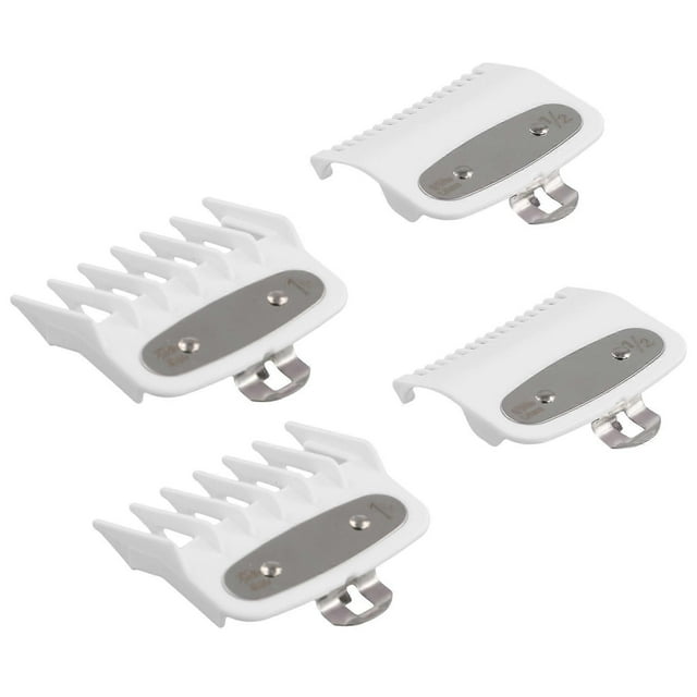 Peignes de Tondeuse à Cheveux 1,5mm/4,5mm Kit de Guide Accessoires de Protection pour Tondeuse à Cheveux 4 Pcs
