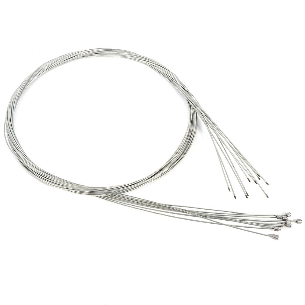 TOPINCN Shift Cable Road Shift Cable 10Pcs Stainless Steel Bike Derailleur Cable Road Shift Cable Inner Shift Cable for Bicycle Walmart