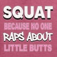 thumbnail image 5 of Wild Bobby, Squat Because No One Raps About Little Butts Gym/Workout Unisex Crewneck Graphic Sweatshirt, Vintage Heather Red, Large, 5 of 5