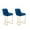 Navy - Velvet, variant on Dayalane Counter Height Bar Stools Set of 2, Velvet Upholstered Kitchen Barstools with Back and Gold Base, 26 " Modern Elegant Island Chairs for Restaurant Bar Dining Room, Beige