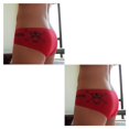 thumbnail image 4 of Qarigey Calzoncillos de con botón desmontable para hombre, calzoncillos con bolsa convexa en U, ropa interior de algodón Rojo XL 2piezas, 4 of 6
