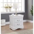 thumbnail image 3 of ACME 23833 Louis Philippe Table de Chevet - Blanc - 24 x 21 x 15 Po., 3 of 6