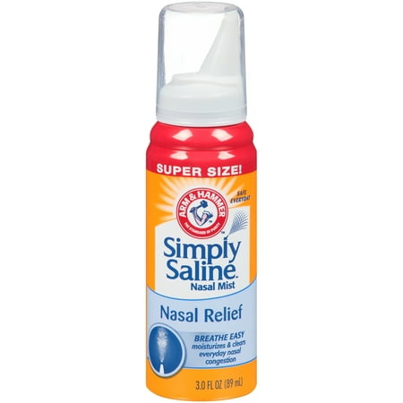 Arm & Hammer™ Simply Saline™ Nasal Relief Nasal Mist 3.0 fl. oz. Spout-Top Can