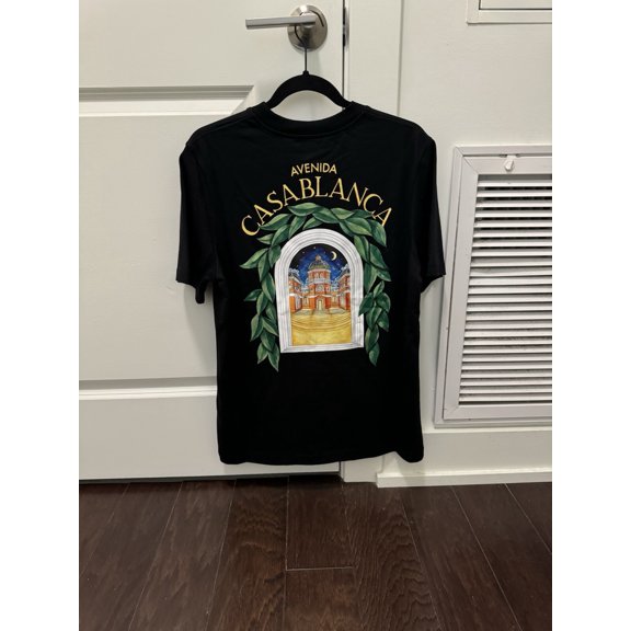 Casablanca Avenida T shirt- Black