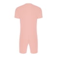 thumbnail image 4 of TTAO Men's Anti-Strip Adaptive Jumpsuit Short Sleeve Adaptive Rompers for Elderly Special Needs Patients Pink 3XL, 4 of 7