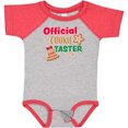 thumbnail image 3 of Inktastic Christmas Official Cookie Taster with Bell and Star Cookie Boys or Girls Baby Bodysuit, 3 of 5