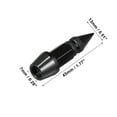 thumbnail image 4 of Unique Bargains 4pcs 45mm 1.77" Wheel Valve Cap Extension for Vehicle Black, 4 of 6